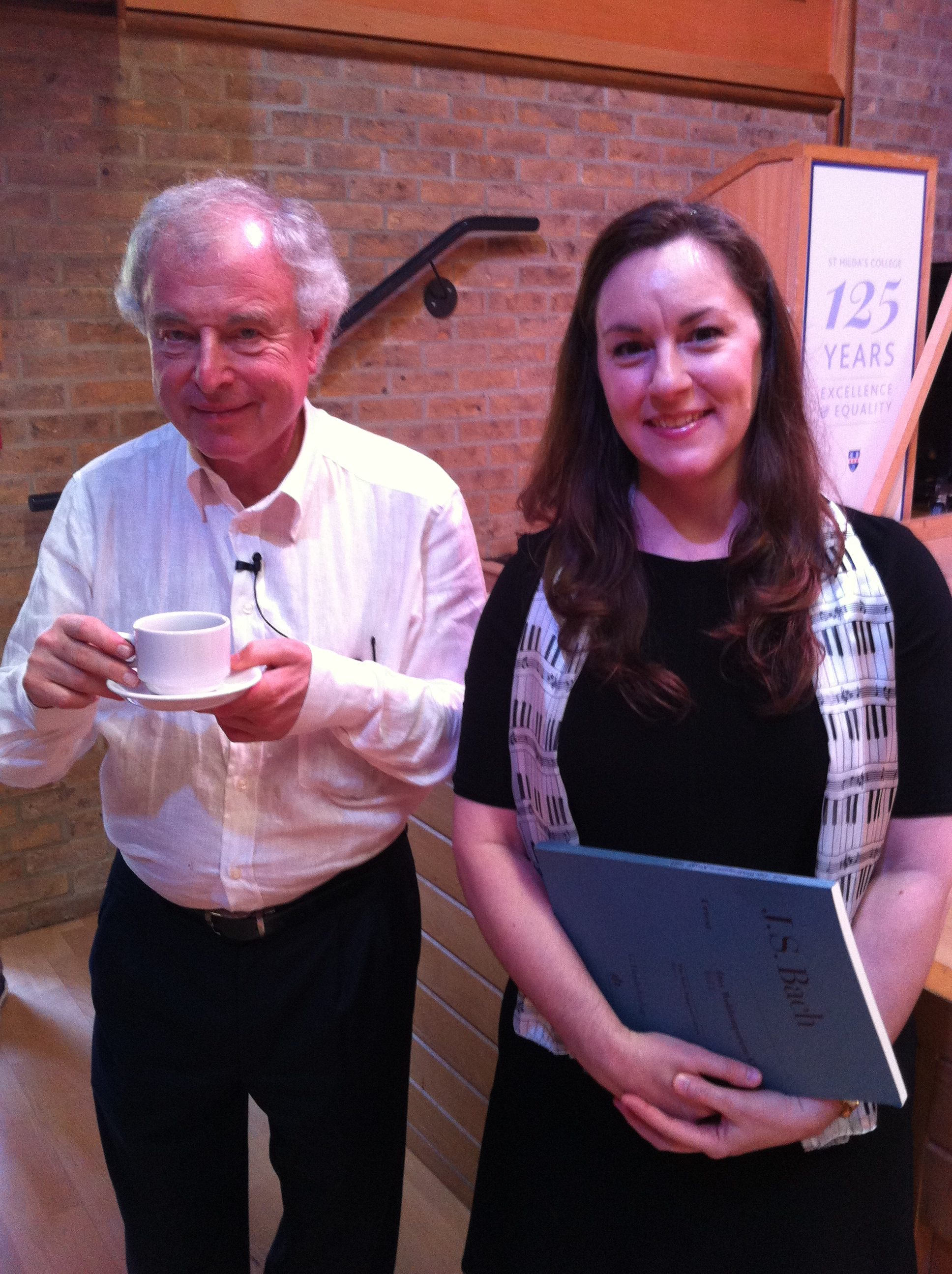 with famed concert pianist Andras Schiff