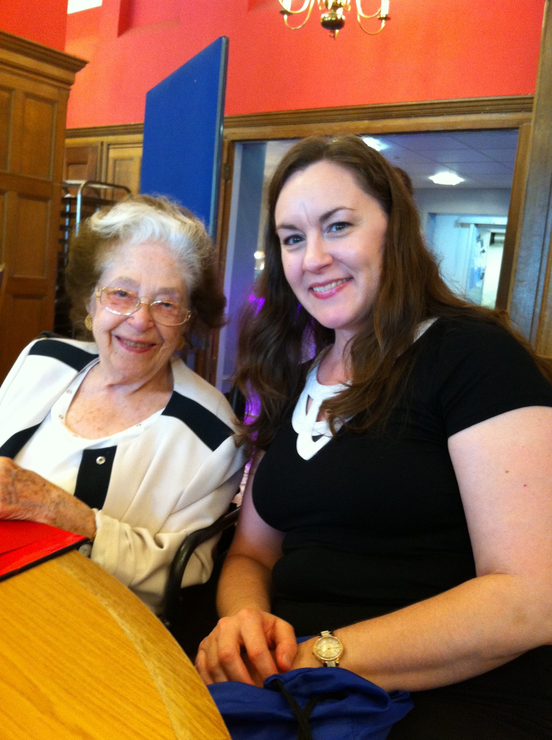 with Fanny Waterman, Founder of the Leeds international Piano Competition